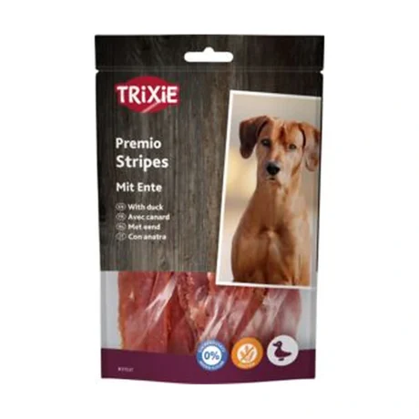 Trixie PREMIO Ducky Stripes – trakice sa pačetinom, 100 g