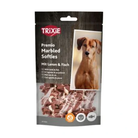 Trixie PREMIO Marbled Softies – mekani zalogaji sa jagnjetinom i belom ribom, 100 g