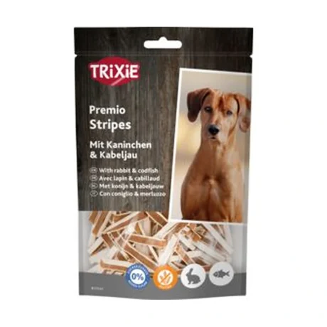 Trixie PREMIO Stripes – trakice sa zečetinom i bakalarom, 100 g