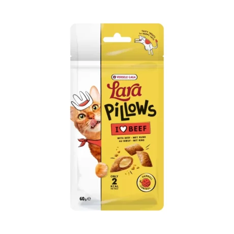 Lara Pillows with Beef Hairball Control 60 g – Poslastice sa govedinom za mačke