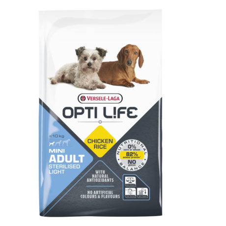 Opti Life Adult Sterilised/Light Mini – Hrana sa piletinom za sterilisane pse malih rasa