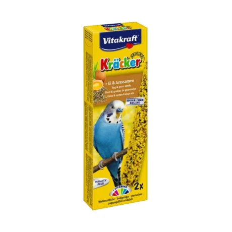 Vitakraft Kräcker jaje i semenke trava za tigrice 2 kom 60 g – pakovanje