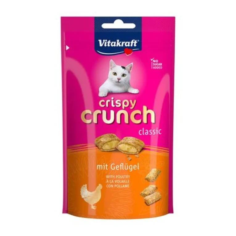 Vitakraft Crispy Crunch Classic piletina poslastica za mačke 60 g – pakovanje