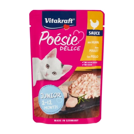 Vitakraft Poesie Delice Junior piletina u sosu za mačiće 85 g – pakovanje