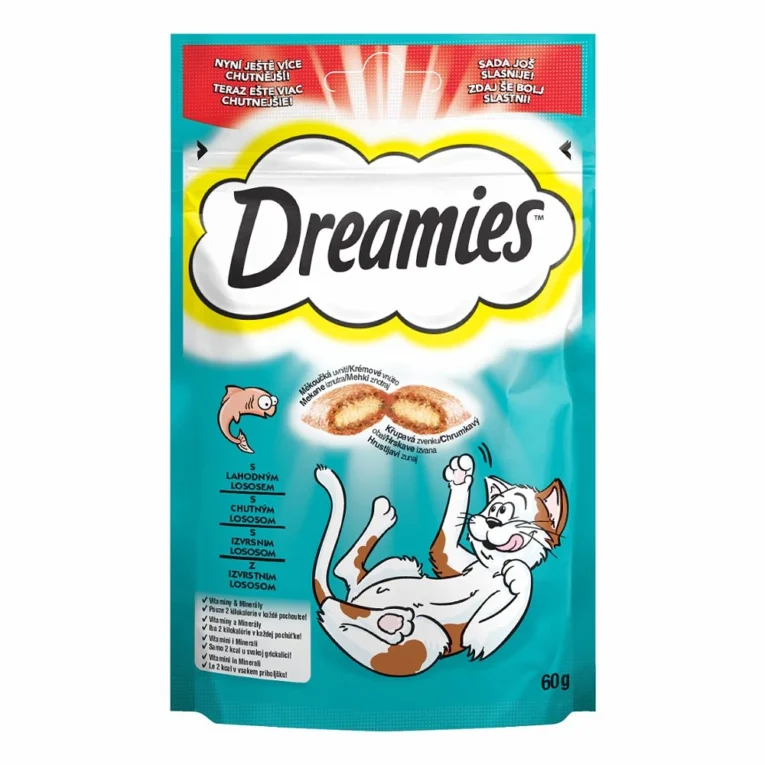 Dreamies poslastice za mačke – losos, 60 g – pakovanje proizvoda