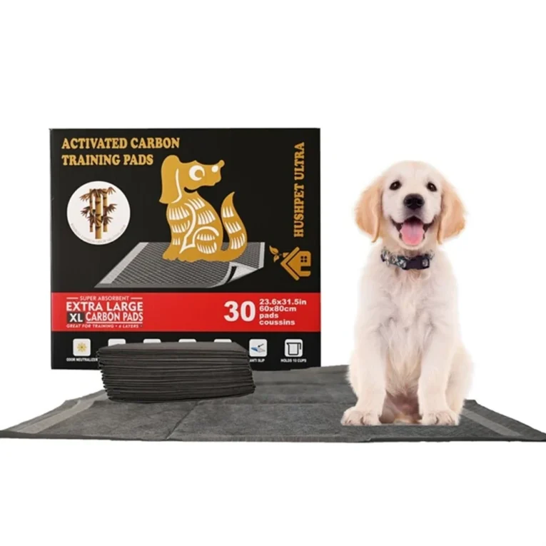 Hush Pet Carbon pelene-prostirke za pse sa aktivnim ugljem 60 × 80 cm, 30 kom