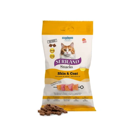 Mediterranean Serrano Snacks Skin & Coat poslastice za mačke sa lososom i tunjevinom 50 g