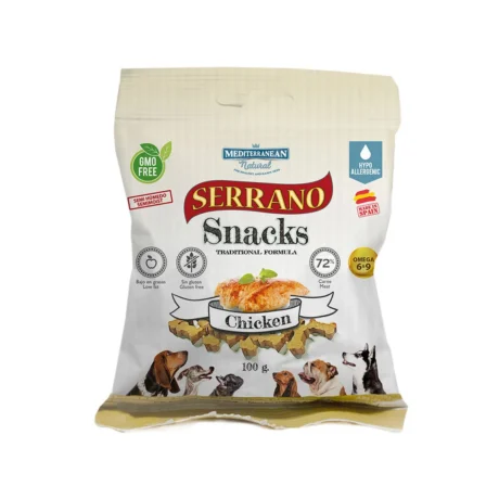 Mediterranean Serrano Snacks Chicken – mekane poslastice za pse 100 g