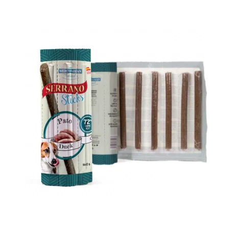 Mediterranean Serrano Sticks Duck poslastice za pse – 16 kom