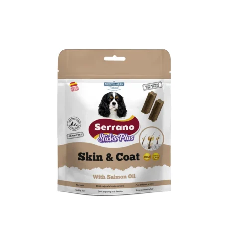 Mediterranean Serrano Sticks Plus Skin & Coat – funkcionalne poslastice za pse 110 g