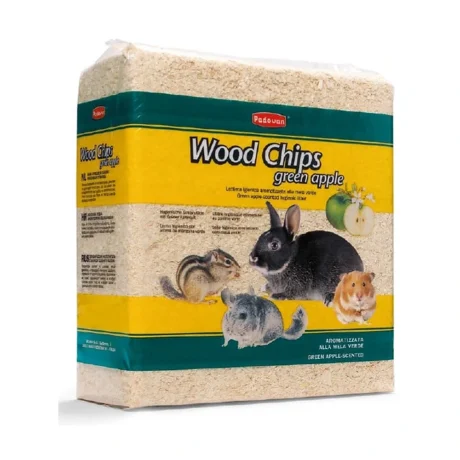 Padovan WoodChips Green Apple drvena podloga sa mirisom zelene jabuke, 14 L / 1 kg