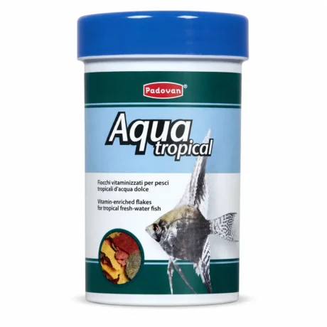 Padovan Aqua Tropical hrana u listićima za tropske slatkovodne ribice, 16 g / 100 ml