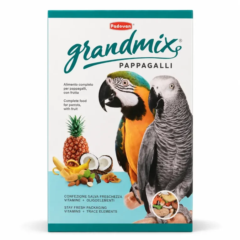 Padovan GrandMix Pappagalli kompletna hrana za velike papagaje, 600 g