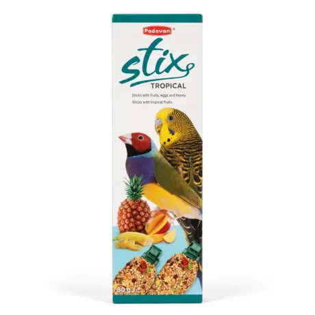 Padovan Stix Tropical voćni štapići za tigrice, zebe i druge male egzotične ptice, 80 g