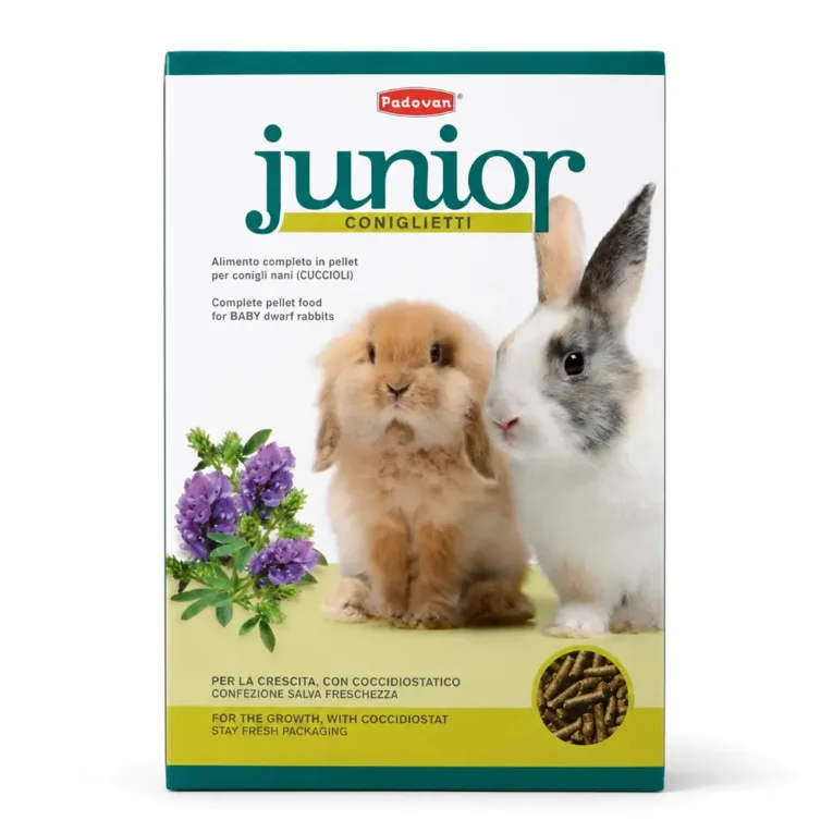 Padovan Junior Coniglietti hrana za mlade patuljaste kuniće, 850 g