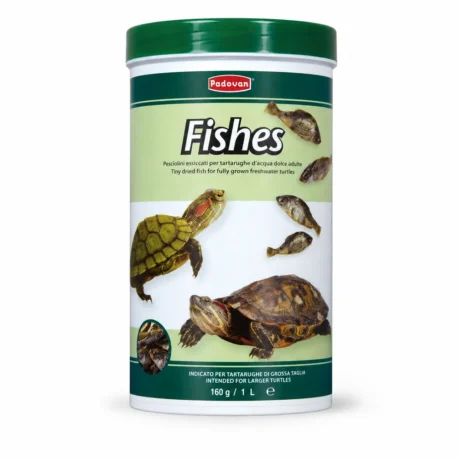 Padovan Fishes sušene ribice za velike slatkovodne kornjače, 160 g / 1 L