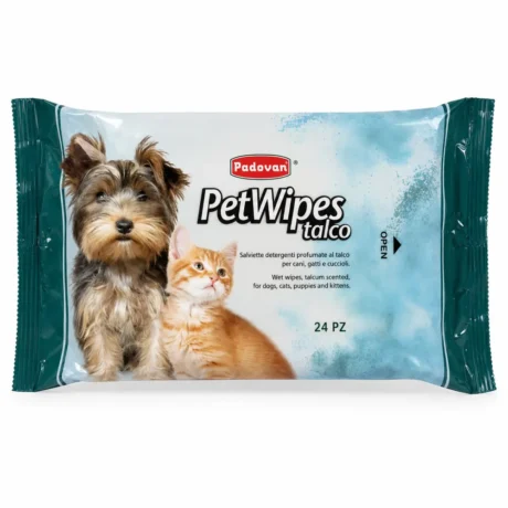 Padovan Pet Wipes Talc vlažne maramice za pse i mačke, 24 kom