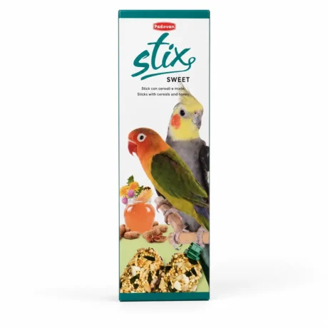 Padovan Stix Sweet štapići sa medom za srednje papagaje, 100 g