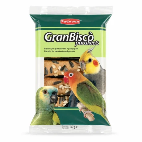 Padovan GranBiscò Parakeets biskviti za srednje i velike papagaje, 30 g