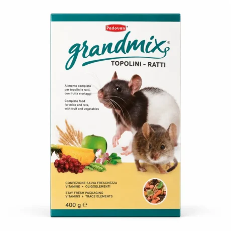 Padovan GrandMix Topolini kompletna hrana za miševe i pacove, 400 g