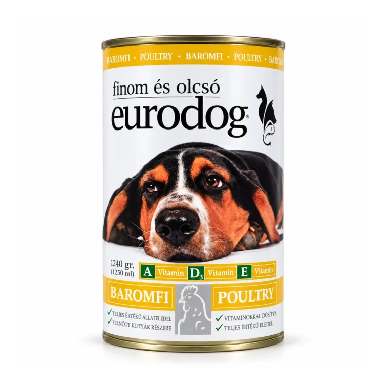 Euro Dog Piletina – konzerva za pse 1240 g