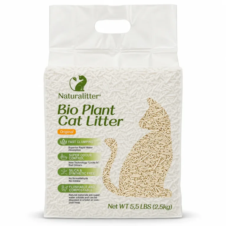 Naturalitter tofu posip za mačke 2,5 kg – Original / Zeleni čaj / Lavanda