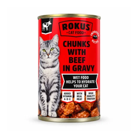 Rokus Cat Govedina – konzerva za mačke 415 g