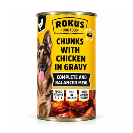 Rokus Dog Piletina – konzerva za pse 1250 g